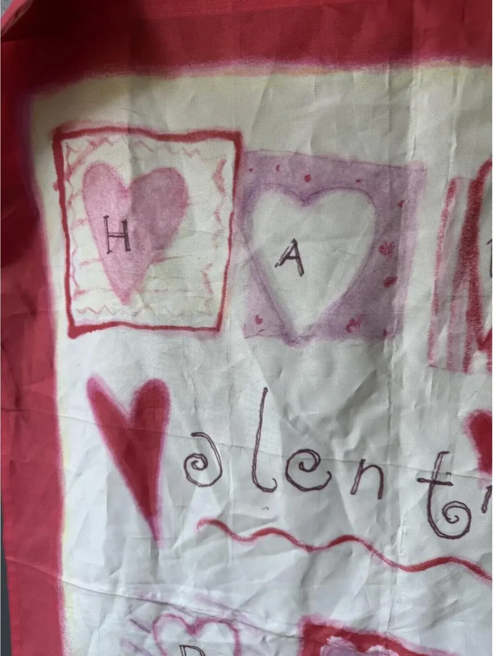 Valentine's Day Themed Decorative House Flag